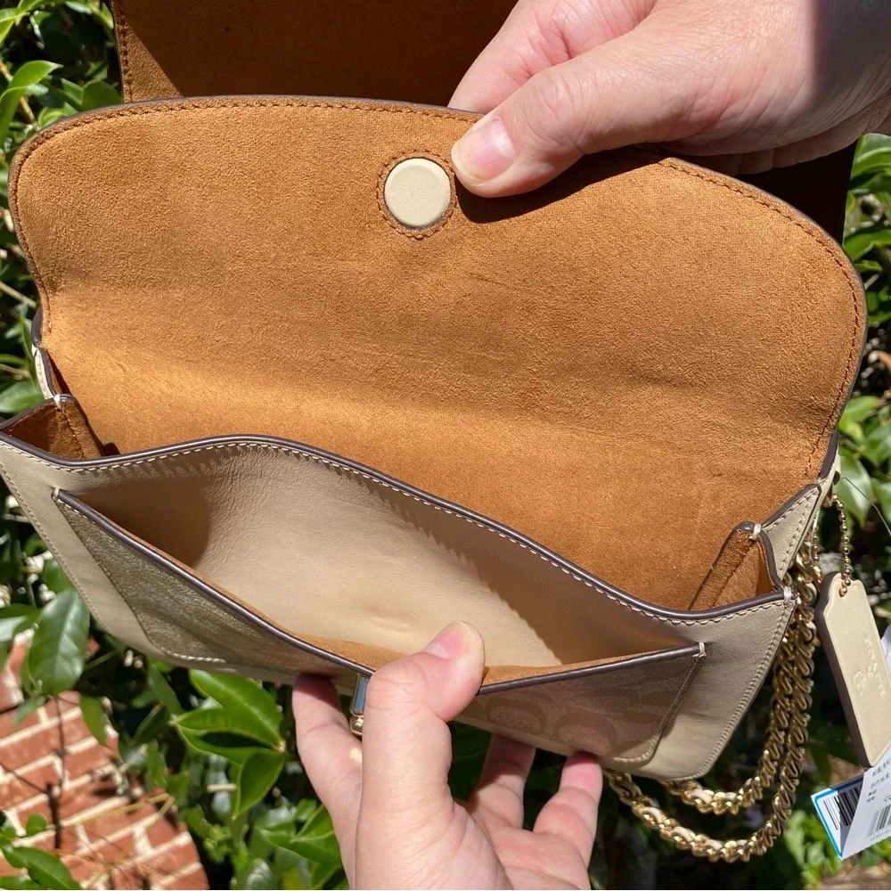 NWT Coach Madison Shoulder Bag With Dragon Print CQ195 - Picture 10 of 13